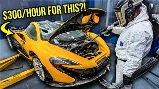 How To Make A Flooded $2,000,000 McLaren P1 Look Like New Again ($300/HOUR!)
