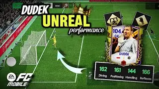 104 Rated GK DUDEK Unbelievable Saves 😱| FC MOBILE GAMEPLAY