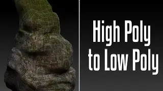 Complete High Poly to Low Poly Workflow - Zbrush Maya
