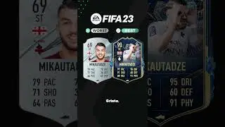 Georges Mikautadze - Pires vs Meilleures cartes FUT ! (FIFA 22 - FC 24) #fifa #ratingyourteams