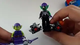 Обзор набора лего Марвел человек паук против Веномайз Зелёного гоблина 76279