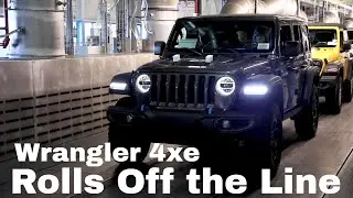 2021 Jeep Wrangler 4XE Plug-in Hybrid Wrangler Production Line Video (Assembly of the Wrangler 4xe)