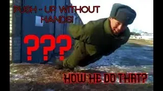 PUSH UP WITHOUT HANDS! THIS MAN CAN DO PUSH UP WITHOUT HANDS