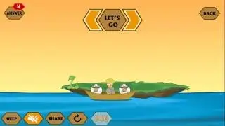 RiverCrossing IQ Logic 17 | Cheese Hay Sheep snake Fox Tiger