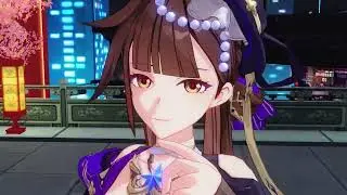 Honkai Impact 3rd | Li Sushang:  Jade Knight - “Midnight Moon” Outfit Trial