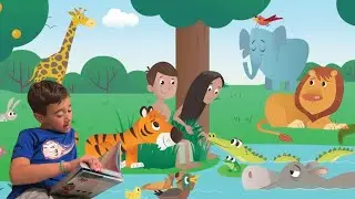 In the Beginning read by Cale from the Bible App For Kids Storybook Bible Book