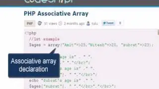 PHP Tutorial : Associative array