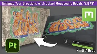 Mastering Megascans Graffiti Decals "ATLAS" in Substance Painter | Step-by-Step | ATLAS workflow