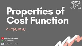 Properties of Cost Function
