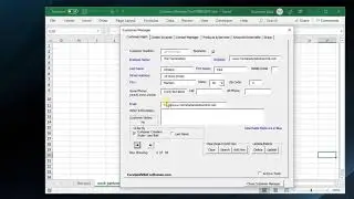 Brief instructional video on the Accounts reveivable page of the Excel Customer Manager tool