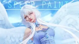 Speed paint- Commission Angel - Paint tool sai- Lulybot