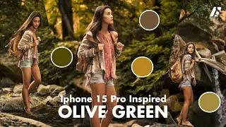 Iphone 15 Pro Inspired Olive Green | Olive Preset | Lightroom Mobile Preset Free Download