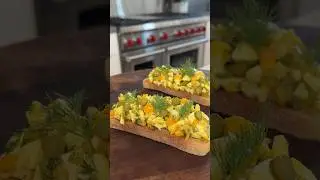 Jammy egg salad✨