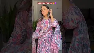 Meesho Kurta Set 💜 #meeshohaul #meeshofinds #meesho #kurtaset #ashortaday #meeshoapp