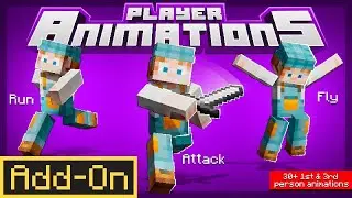 Player Animations Add-On | Minecraft Marketplace | Showcase