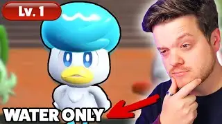 Can You Beat Pokemon Scarlet With Only Water Types?