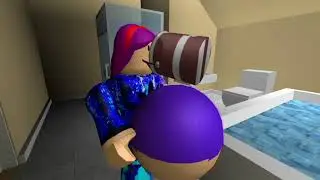 Roblox tummy stuffing animation | The bathroom