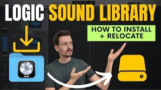 Logic Pro X | How To INSTALL & MOVE Sounds | Use An External Drive And Save Space