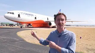 Inside a fire-fighting DC-10 airplane