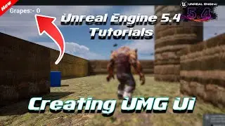 Creating UI Widget Blueprint Unreal basics 5.4