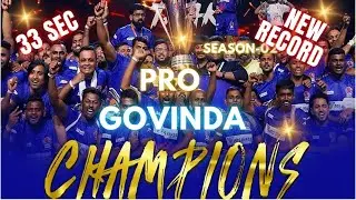 Only 33sec Jai Jawan Record Break 1st Place -Winners 2024 -#dahihandi #dahihandi2024 #progovinda
