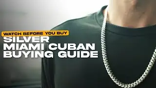 Silver Miami Cuban Link Size Comparison - Buyers Guide