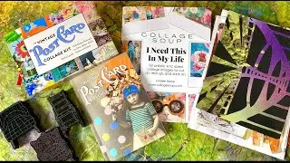 Post Card Collage Kit and Foam Stamps