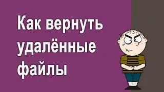 Как вернуть удаленные с компьютера файлы через корзину