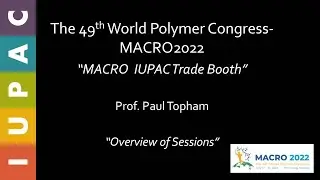 IUPAC2022 Trade Booth Overview