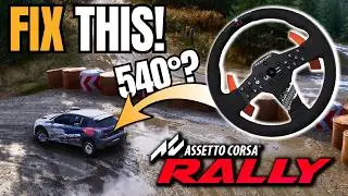 Best Wheel Settings for Assetto Corsa Rally (Rotation & Soft Lock)