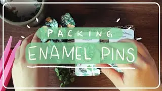 How I pack enamel pins!