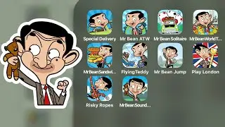 All MR. BEAN iOS/Android: Mr Bean Special Delivery,World Tour,Sandwich,Flying Teddy,Risky Ropes,Jump