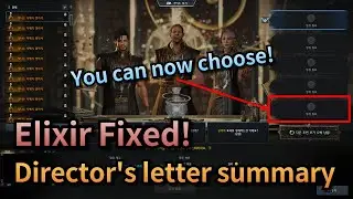 [Lost Ark] THEY FIXED THE ELIXIR! Director's letter summary