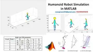 Humanoid Robot Simulation in MATLAB