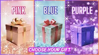 Choose your gift🎁😍💙💖 #3giftbox #pink #blue #purple #chooseyourgift #pickonekickone #giftbox