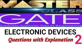 TRB GATE ECE: ELECTRONICS DEVICES 