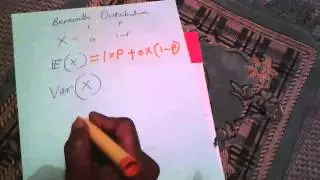 توزيع بيرنوللي اﻻحتمالي-الوسط الحسابي والتشتت(2)