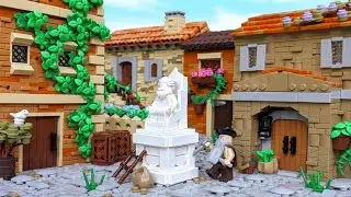 LEGO Tuscan Town Street MOC Timelapse