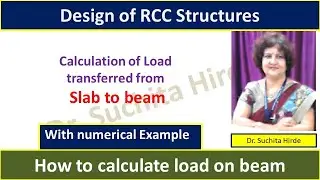 How to calculate load transferred to BEAM from SLAB