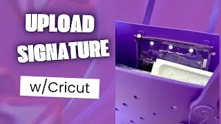 Upload a Signature in Design Space 
