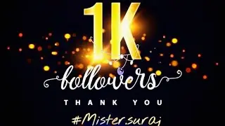 From 1 To 1K!! Thank You So So SO Much!! 