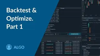 Backtest & Optimize panel. Part 1 — Basic startegies backtesting & visualization of process