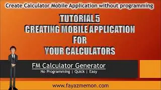 Tutorial 5-Creating Mobile Application for your calculators | Example ASME Thickness Formula #asme