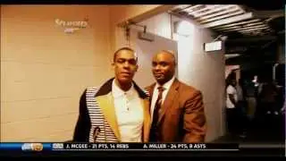 5.8.12 Rajon Rondo Gets Mad At Camera Man (Inside The NBA)