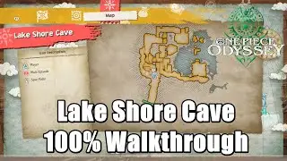 Lake Shore Cave 100% Walkthrough  | One Piece Odyssey