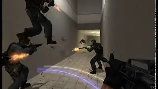 Hall Stand against a wall of zombies (full fight) Counter Strike Source Zombie mod online raw sound