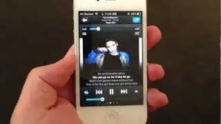 View Full Screen Song Lyrics on iOS with TuneWiki