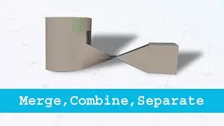 How to Merge, Combine and separate objects in Maya | Tamil tutorial