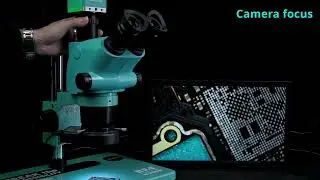 RF6565TVP Big Base Microscope 6.5-65X Research Electronic Components stereo For PCB SMD Repair 