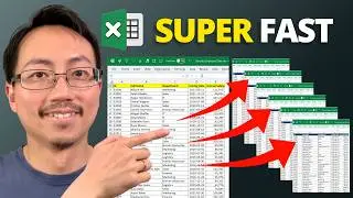 Split Excel Data to Separate Tabs (Worksheets)